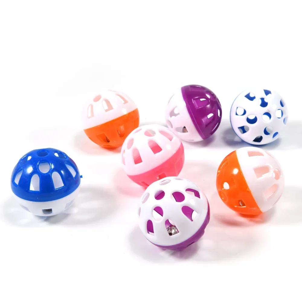 10pcs Pet Parrot Toy Colorful Hollow Rolling Bell Ball Bird Toy Parakeet Cockatiel Parrot Chew Cage Fun Toys Pet Bird Supplies 3
