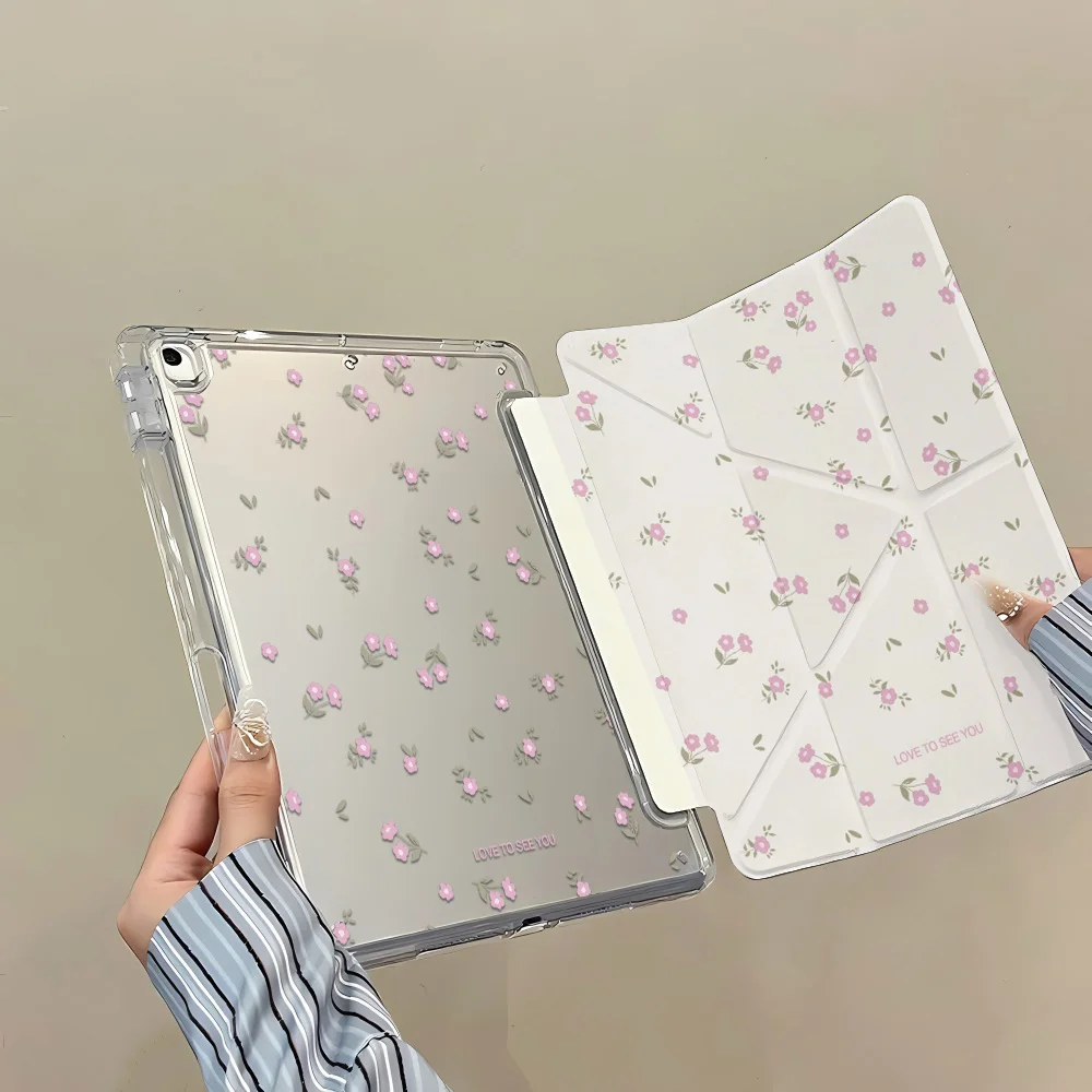 Elegant Floral Tablet Case with Advanced Protection