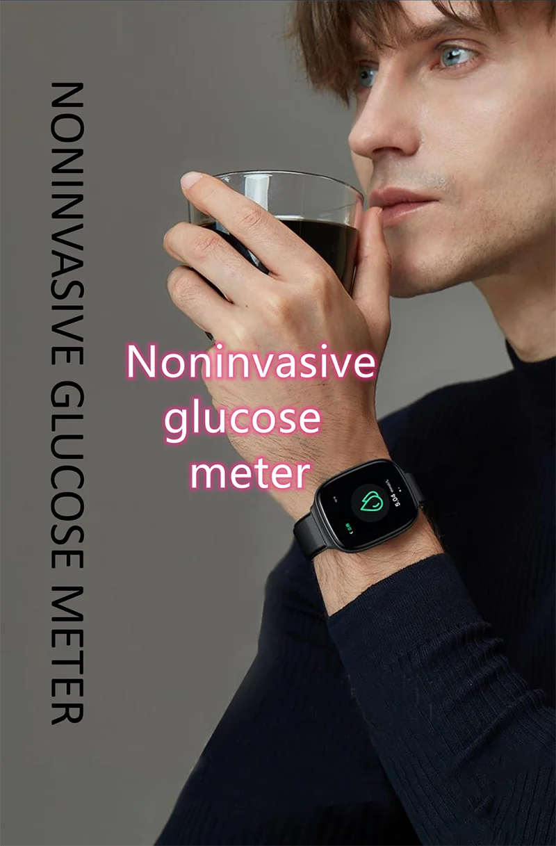 Reloj medidor de glucosa en sangre, glucómetro no invasivo con monitoreo  preciso de glucosa no invasivo - AliExpress