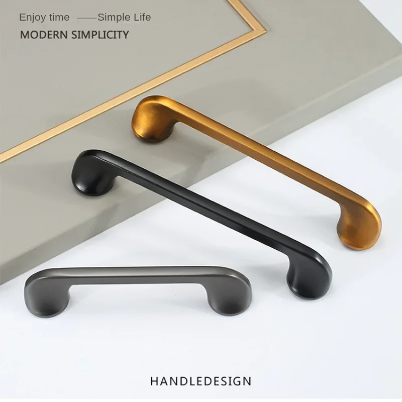 Zinc Alloy Handle Cabinet Door Shoe Cabinet Wine Cabinet Handle European and American Style Handle Dressers for Bedroom Drawer