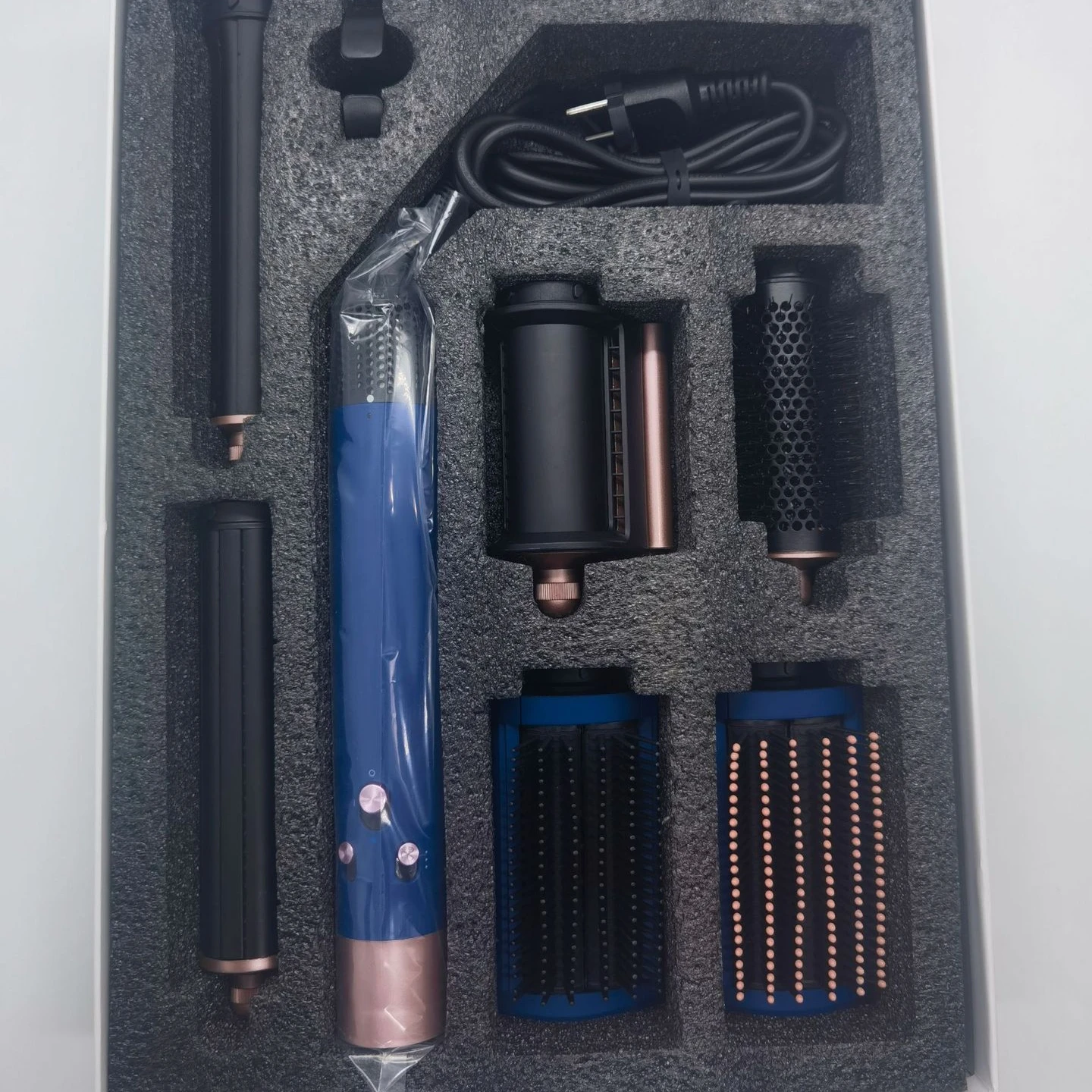 Curling Iron HS-05 Multifunctional Airwap Wearing Hair Dryer Hot Comb Air Professional Curling Iron 6