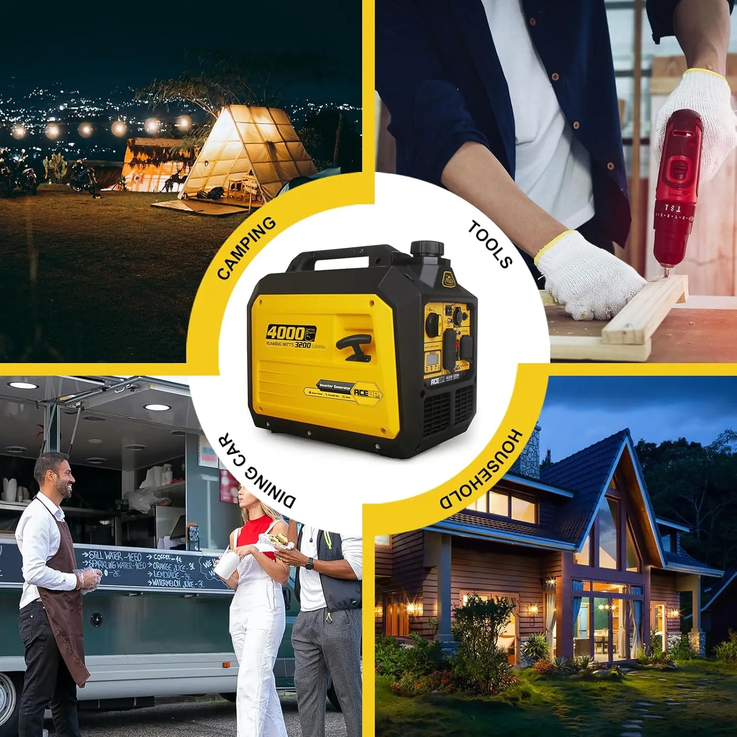 4000 Watt Portable Inverter Generator 6