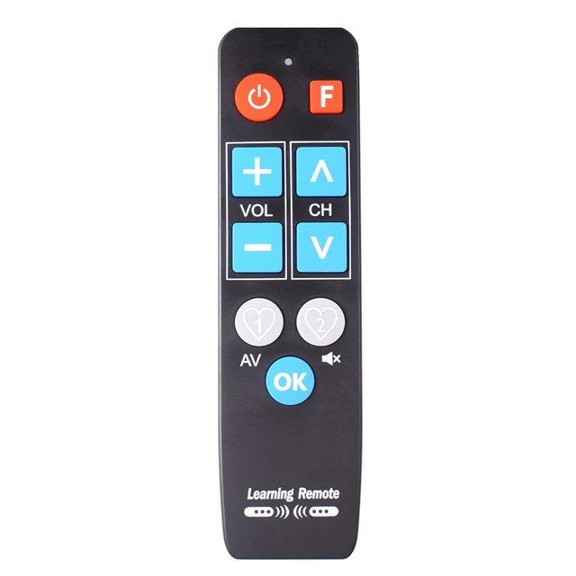 Easy of use for Elderly Learn Remote Control Copy Clone Extra Big