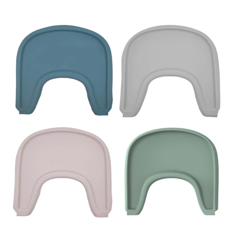 

Silicone High Chair Tray Mat for Stokke Dinning Chair Protective Cushion Cover Pad Make Toddlers Baby Feeding Time Fun 69HE