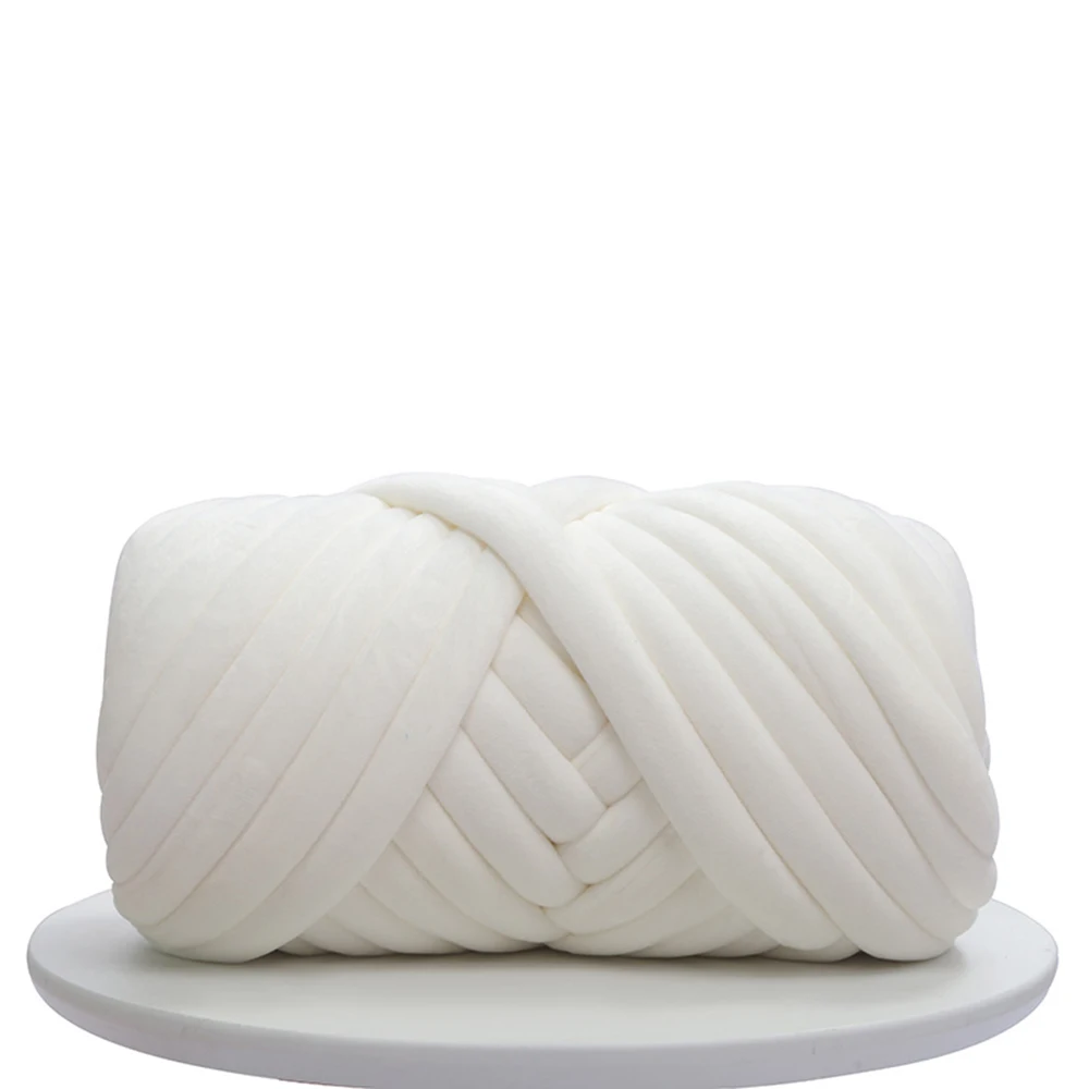 Crystal Velvet Filling Yarn 3cm Thick DIY Handmade Wool Blanket Line Cloth Strip Pillow Cat Nest Line Best Wools for Needle Felt
