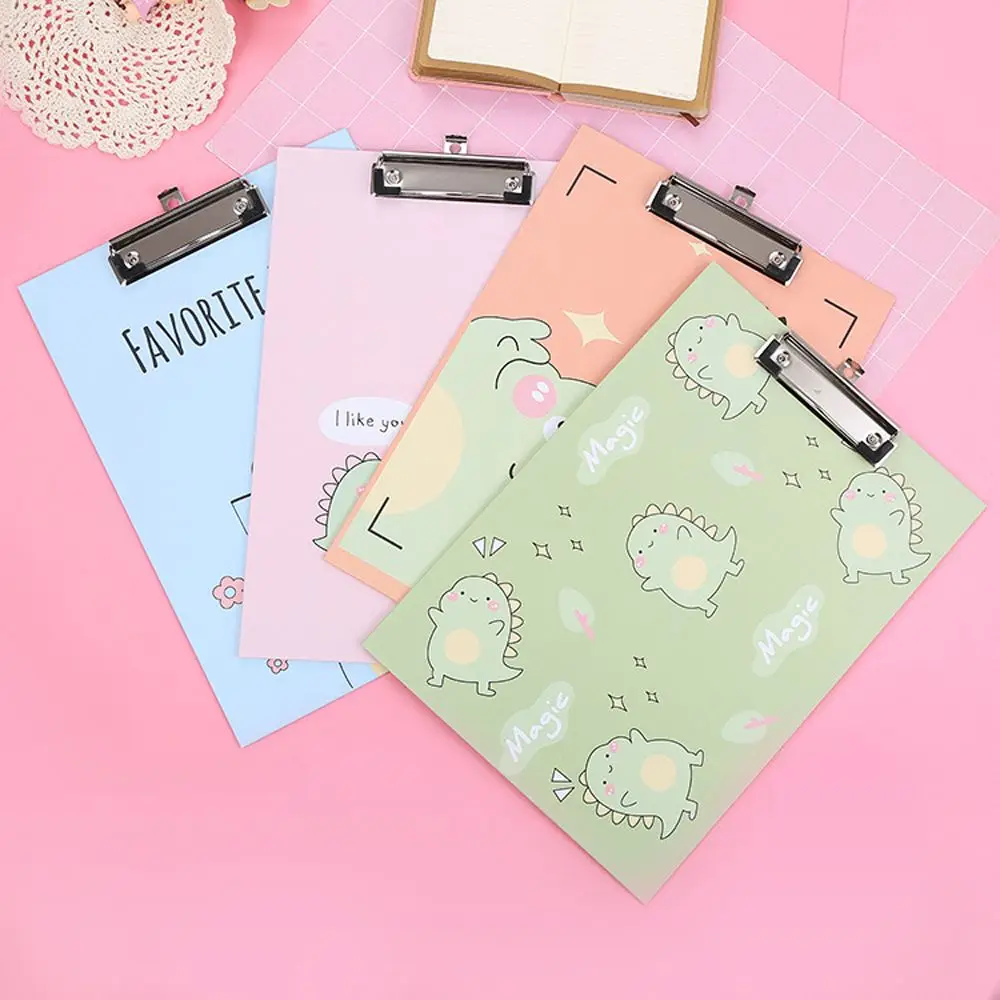 

Hole Paperboard Clip Splint Student Stationery Writing Pad A4 Paperboard File Folder Clipboard Document Board Clip