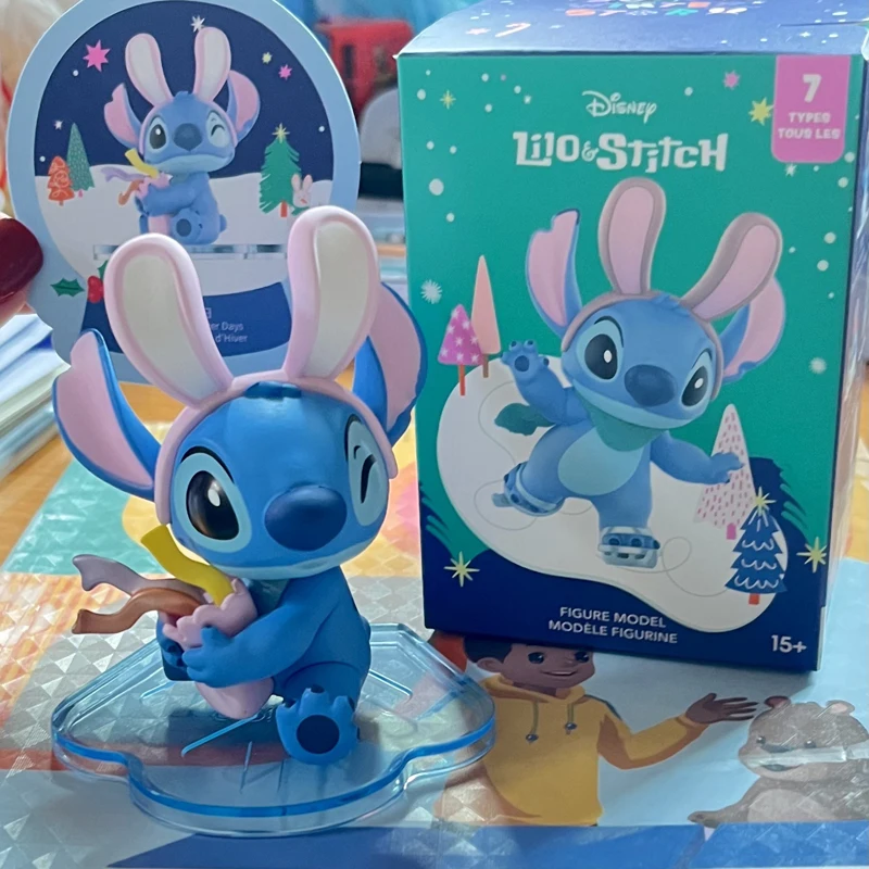 Kawaii Stitch Blind Box Happy Holiday Series Mysterious Surprise Box Figure  Mini Lilo & Stitch Figurine Model Guess Bag Toy Gift - AliExpress