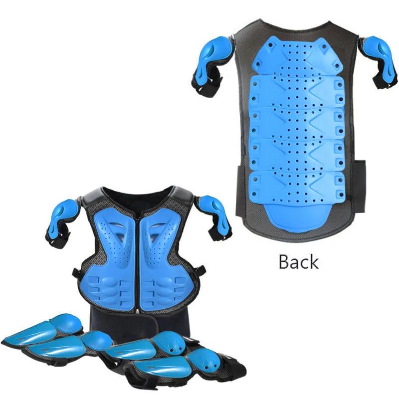 Universal 4-15 years Child Kids Motocross Full Body Protector Armour Vest Waistcoat Motorcycle Cycling Downhill Elbow Knee armor motorcycle knee pads motorcycle armor motorcycle body armor body protector motorcycle armor vest motorcycle armor pads motorcycle armor accessories
