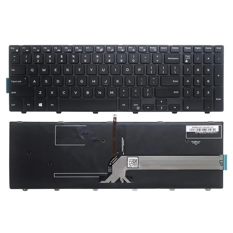 

Новая подсветка клавиатуры США для ноутбука DELL 15- 3000 5000 7000 17-5000 5748 5749 7559