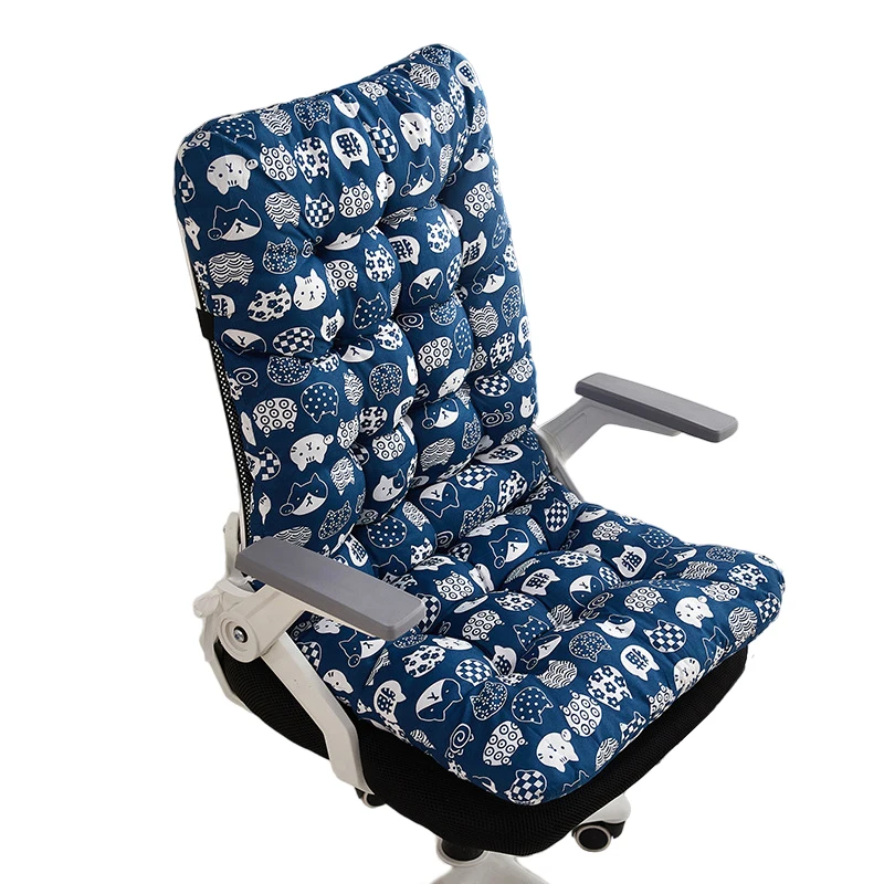 One-piece Cushion Autumn And Winter Back Cushion One Thick Chair Cushion Long Cushion Rattan Chair Cushion