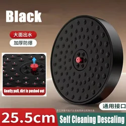 Ceiling Mounted High - Pressure Rainfall Shower Head Set with Three Flow Modes (Upgraded Black)