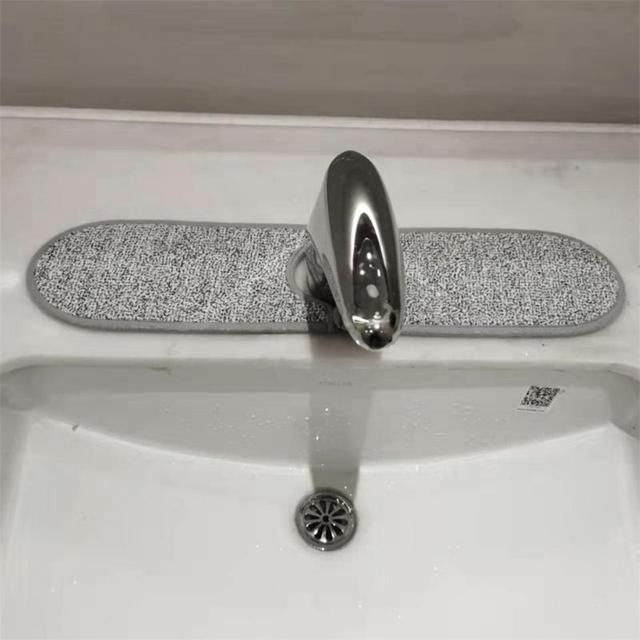 Faucet Water Absorbent Mat Sink Splash Guard Microfiber Faucet Splash Catcher Countertop Protector For Kitchen Bathroom