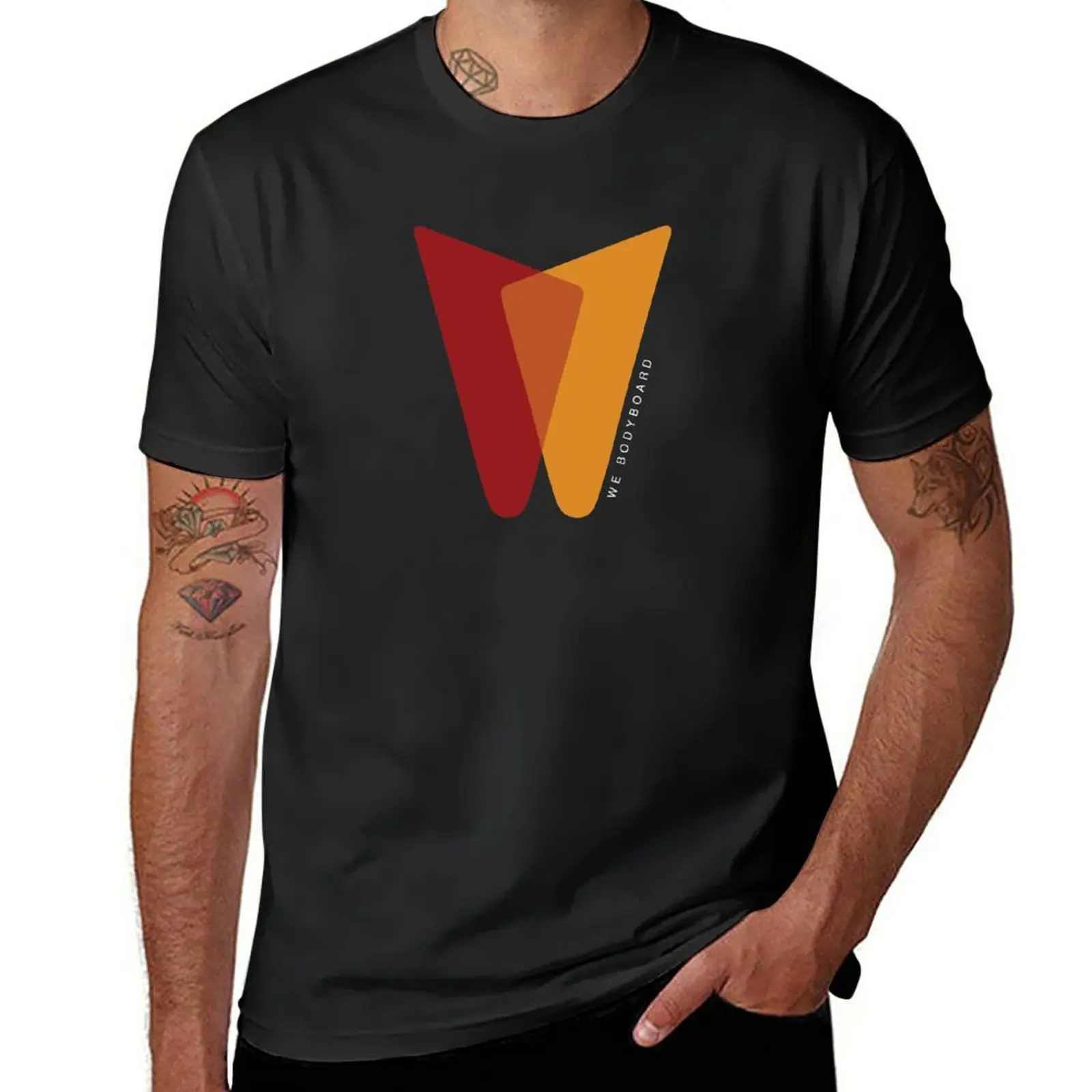 

Новинка We Bodyboard // логотип // Осенняя коллекция футболок черные футболки графическая футболка мужская одежда мужские футболки