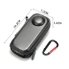 Case for Insta360 X4 Accessories PU Portable Carrying Case Anti-scratch Travel Storage Case with Carabiner Portable Storage Bag 6