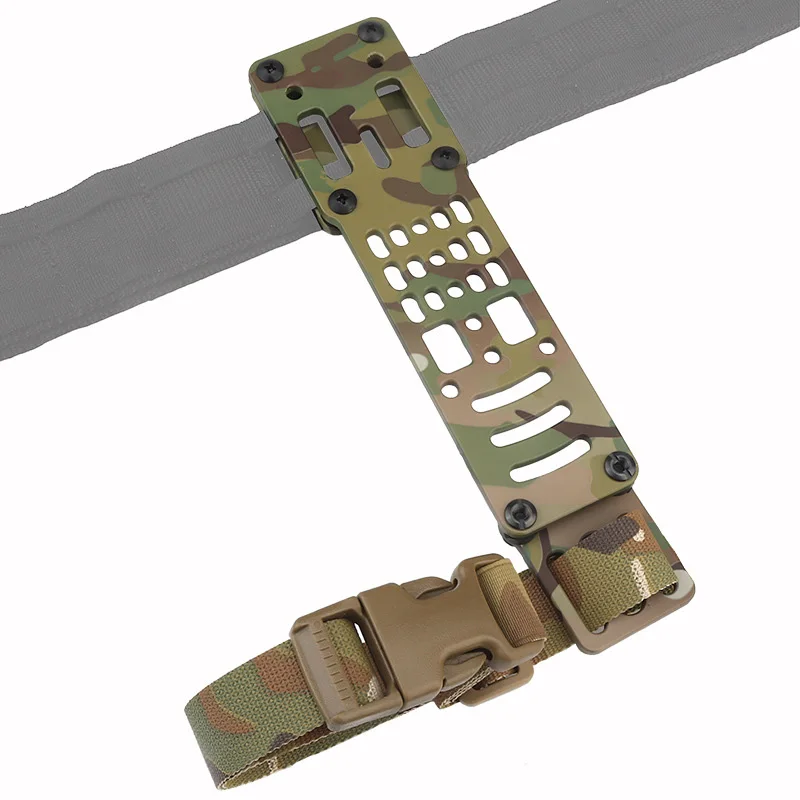 

Metal Modular Holster Adaptor QLS 19 22 Drop Leg Gun Holster Case Mid-ride Adapter Lower The Pistol Below Belt Carry Platform