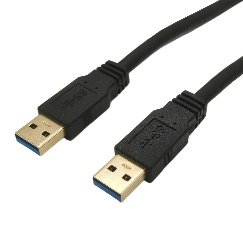 High-Speed USB 3.0 Male-to-Male Cable for Various Devices - Multiple Lengths Available