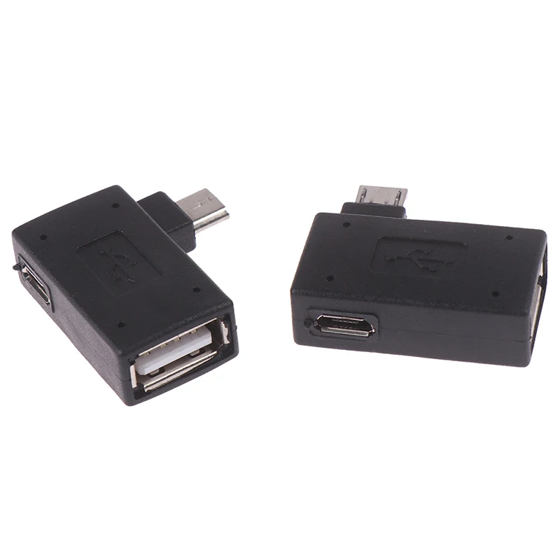USB 2.0 마이크로 수-USB 암 OTG 어댑터, 전원 분배기 어댑터 커넥터 공급 장치 포함, 1 개