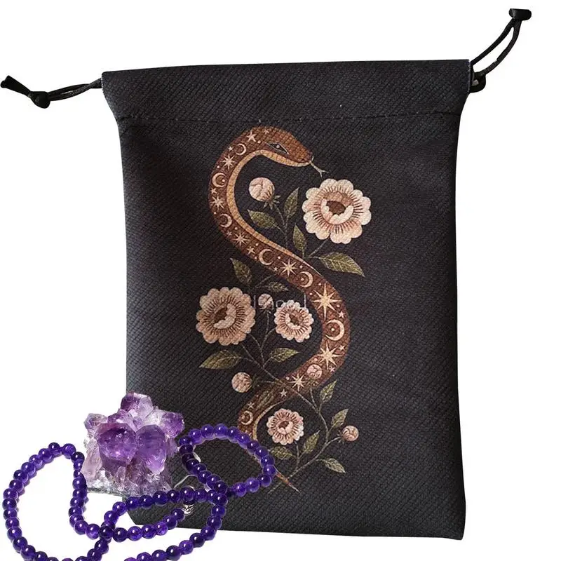 

Tarot Card Storage Bag Velvet Tarot Card Storage Bag Drawstring Pouches for Jewelry Glasses Necklaces Flannel Holder Gift Bags