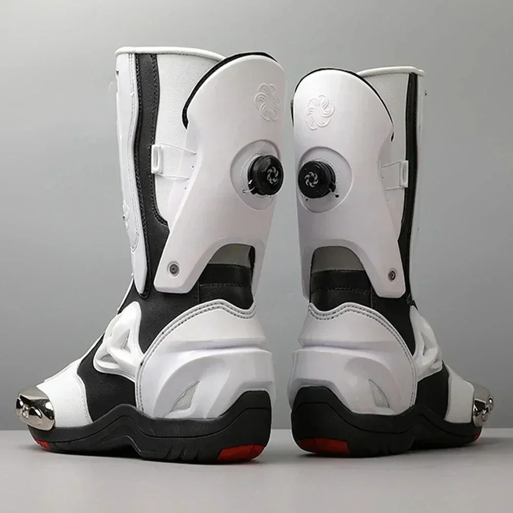 Motorcycle Boots Men Moto Riding Boot Summer Breathable Motorcycle Shoes Men Speed Bicycle Sneaker Speed Sneaker Racing