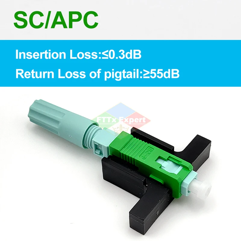 New Model 58MM SC APC UPC Fast Connector SM Single-Mode Connector FTTH Tool Cold Connector Tool Fiber Optic Quick Connector