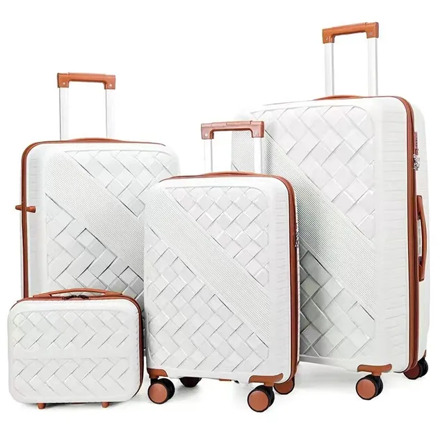 Nouveau Ensemble de bagages 4 pièces grande valise Spinner, bagage de voyage à main pour les étudiants 1