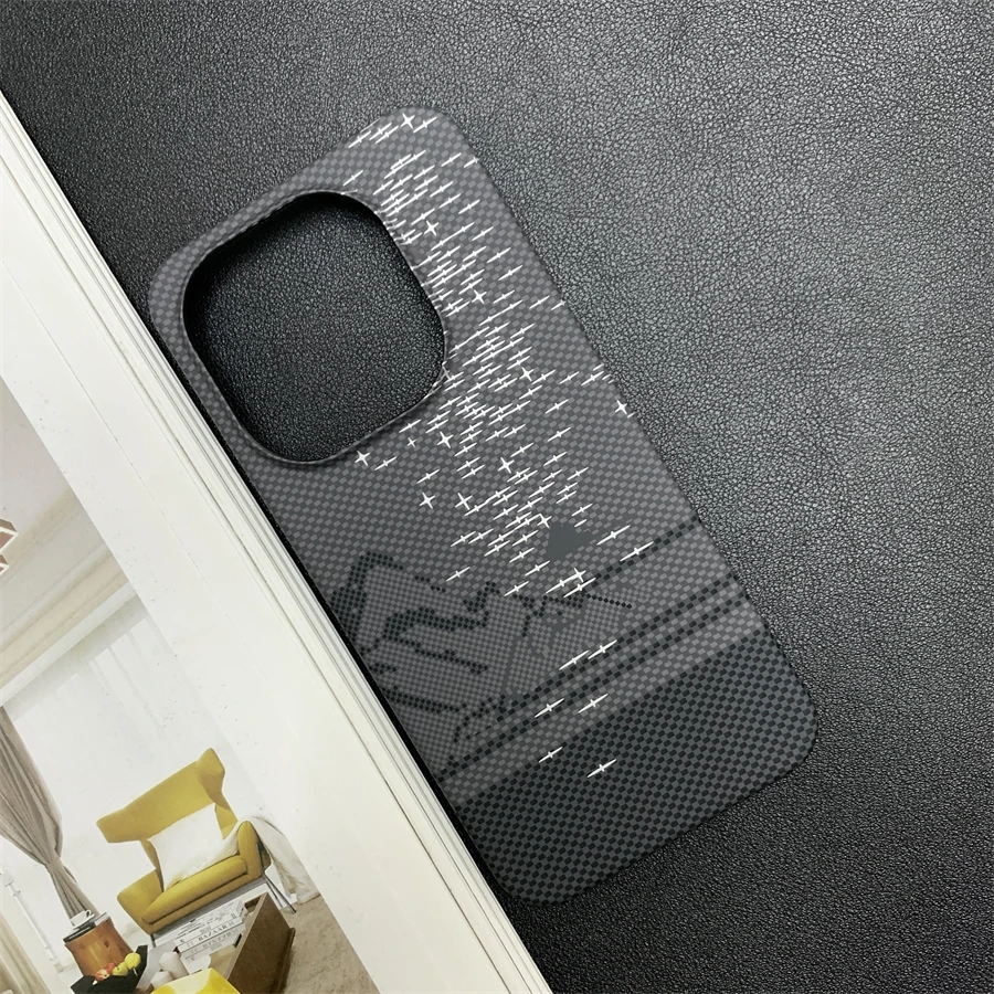 New Advanced Ultra-Thin Carbon Fiber PC Anti-Drop Shockproof Bumper Case