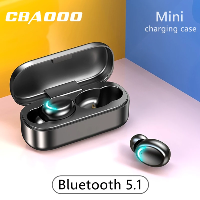 Беспроводные Bluetooth-наушники Tws-наушники Мини Bluetooth V5.1 басовые стереонаушники HD