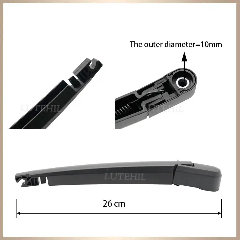 Wiper 10" Rear Wiper Blade & Arm Set For Opel Astra K Hatchback 2015 2016 2017 2018 2019 Windshield Windscreen Window 3
