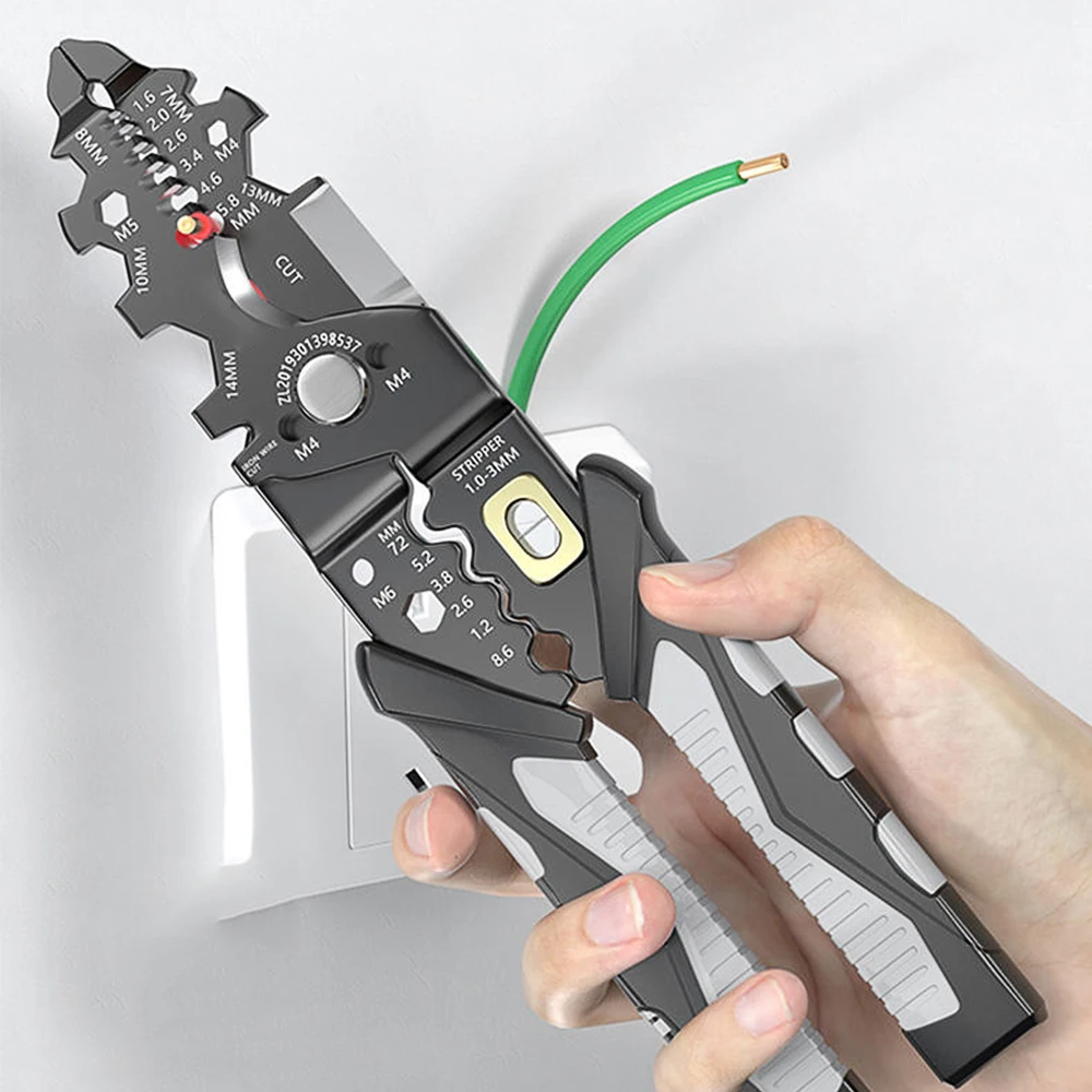 25in1WireStripperPullerMultifunctionalElectricianWireStripper