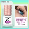 KODIES GEL Super Strong Lash Glue for Eyelash Extension Supplies Lashes Lift Glue Adhesive 5ML 0.5 Sec Fast Dry Long Retention 1