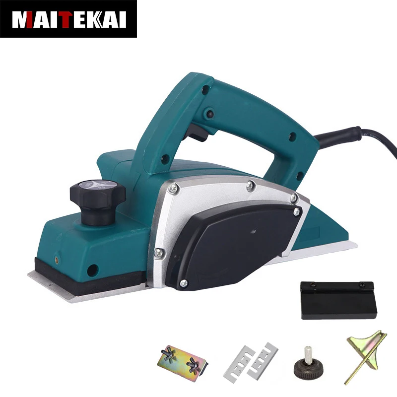 Wood Electric Planer MAITEKAI Wood Electric Planer Cutting Tool Router Trimmer Wood Milling Engraving Slotting Woodworkin For Battery