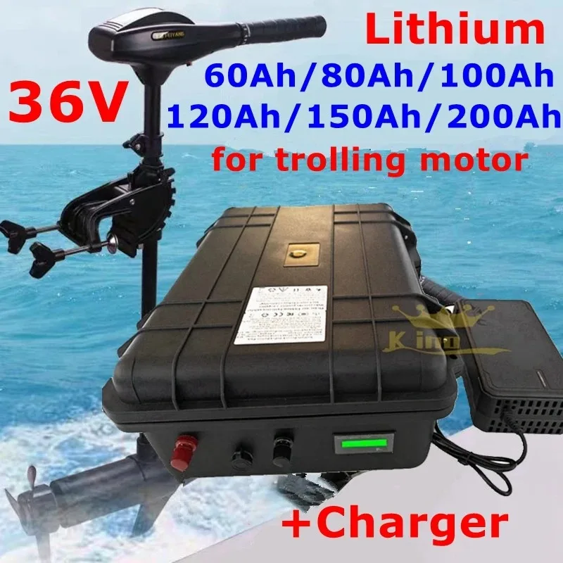 Batterie Li-ion 36V 6Ah Avec BMS Et Chargeur – Pour Vélo électrique, Scooter, Outil 50W à 300W (connecteur XT60)