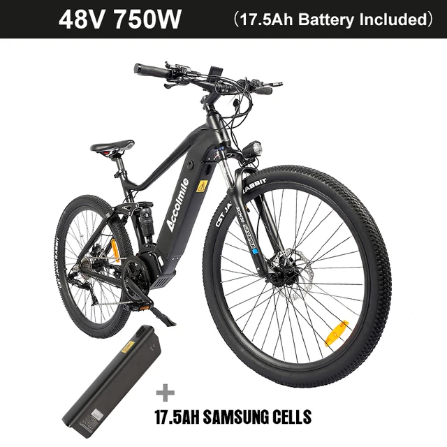 Inci 48V 250W 500W 750W Sepeda Gunung 