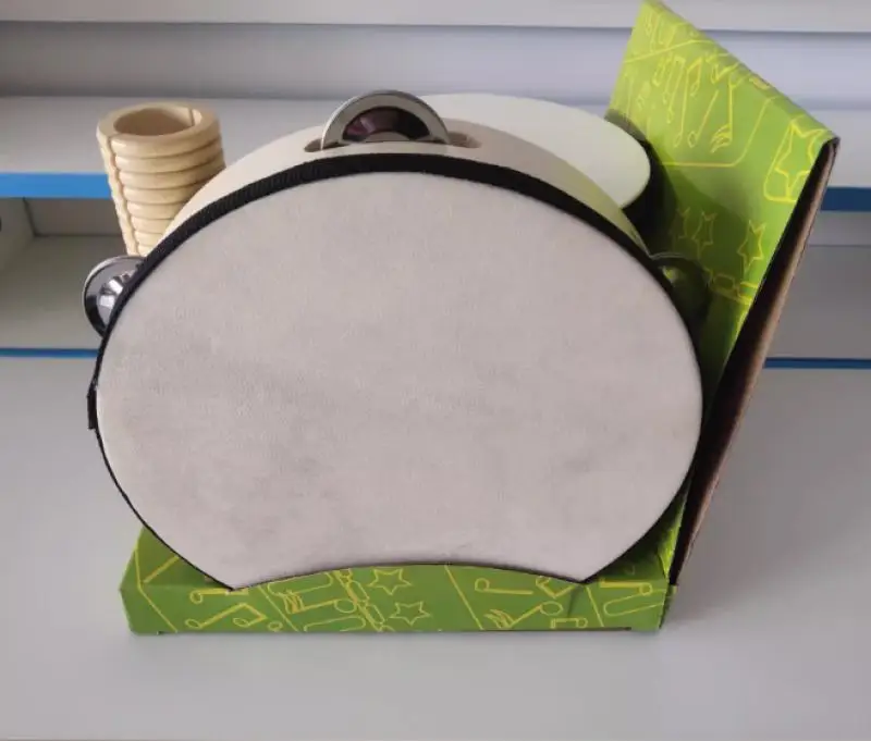 7Pcs/set Orff Percussion Instrument Parent-Child Interactive Children Music Early Education Teaching Aids Tambourine Castanets