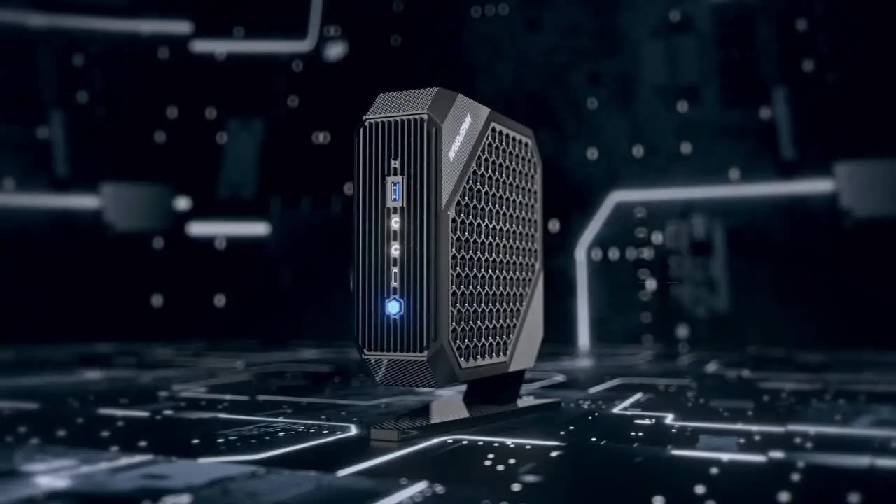 MinisForum HX100G HX99G Mini Computador para jogos AMD Ryzen 7