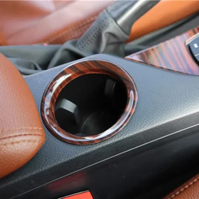 Car Front Water Cup Holder Decoration Frame Cover Trim WMYFC Accessories For BMW X1 E84 2010-2015