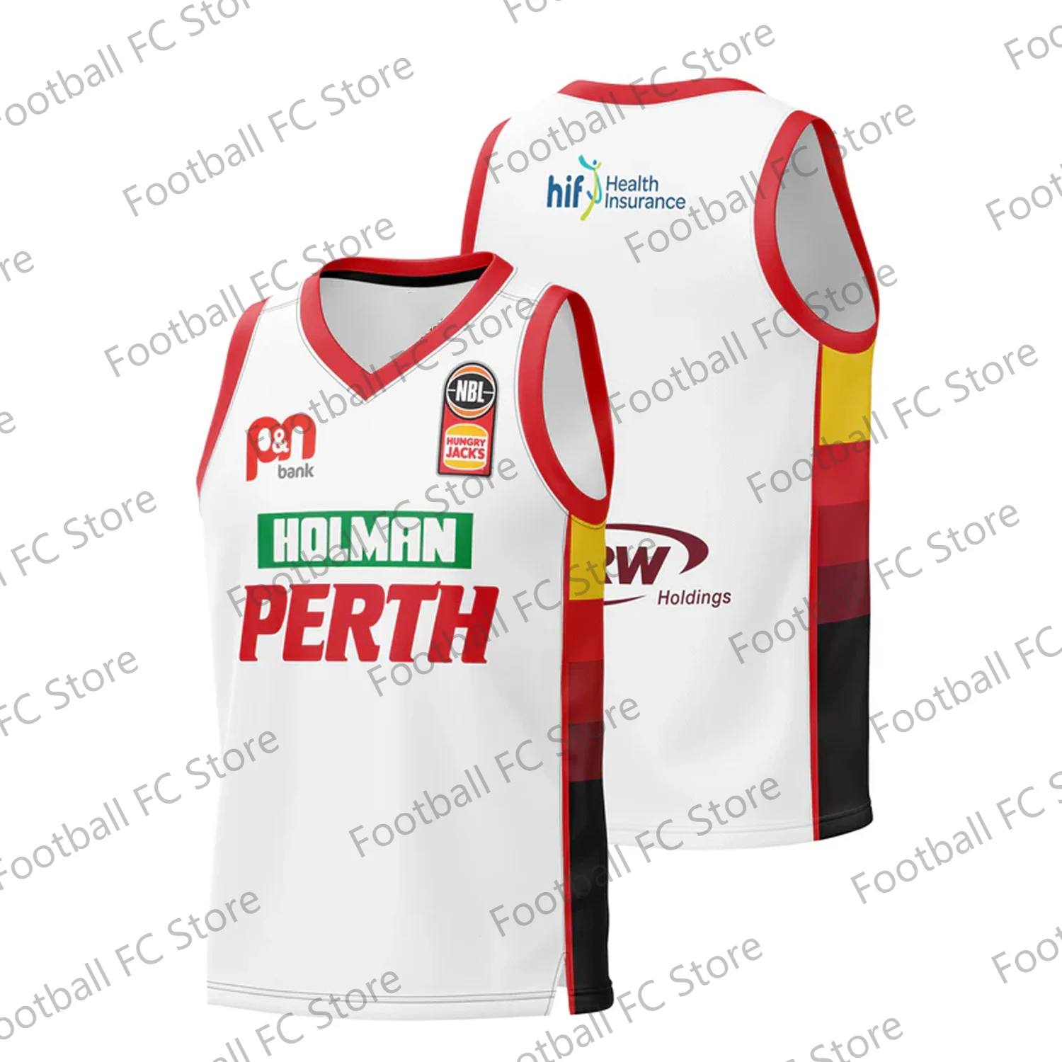 Australia Perth Wildcats 23/24 Home/Away Vest Jersey T-shirt Adult/Kids Summer Tank Tops
