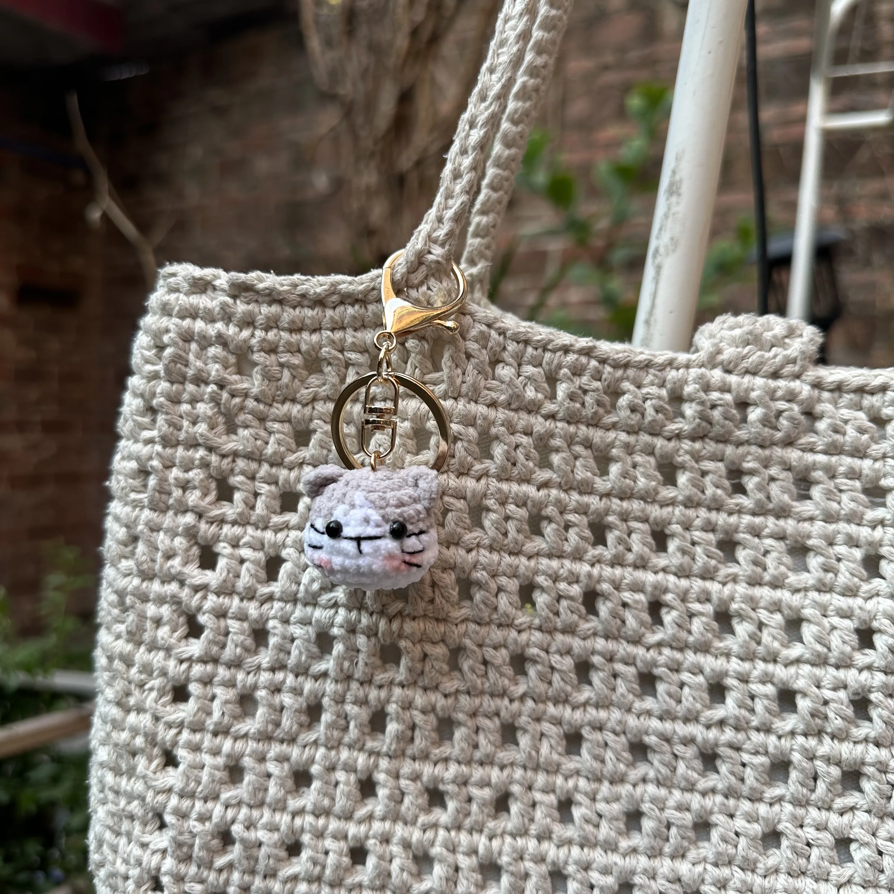 Mini Crochet Animal Keychain – Bunny, Chick, Cat, Dog & More