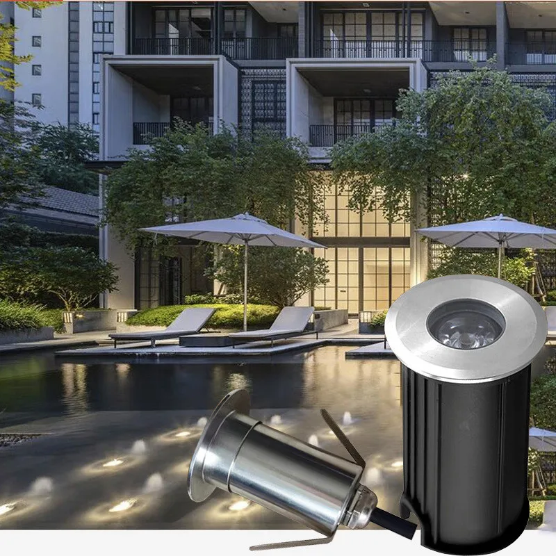 Underwater Buried Light Pool Wall Led Embedded Waterproof Concealed Deck Floor Embedded Stainless Steel Outdoor Terrace Lamp nearcam embedded led panel light concealed ceiling light 3w6w12w15w18w household downlight flat light commercial ceiling light