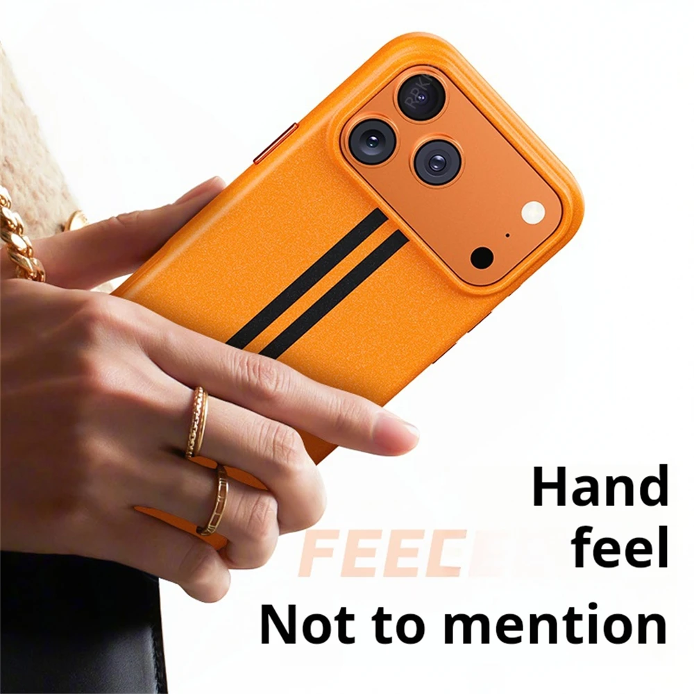 Hybrid Fine Grit Sand Texture Magnetic Phone Case with Soft Silicone Frame and Hard Back Cover