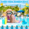5 Inches Large Rubber Ducks Bulk Large Duck Toy Squeak Rubber Duckie Floating Bath Toy Duck for Birthday Party Decoration Gift 3