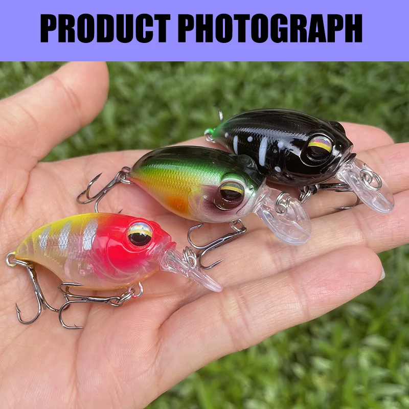 1Pcs Japanese Crankbaits Wobblers 38mm 8g Floating Minnow Artificial Hard Bait Pike Bass Perch Fishing Tackle