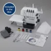 ST4031HD Serger, Strong & Tough Serger, 1,300 Stitches Per Minute, Durable Metal Frame Overlock Machine, Large Extension Table ﻿ 6