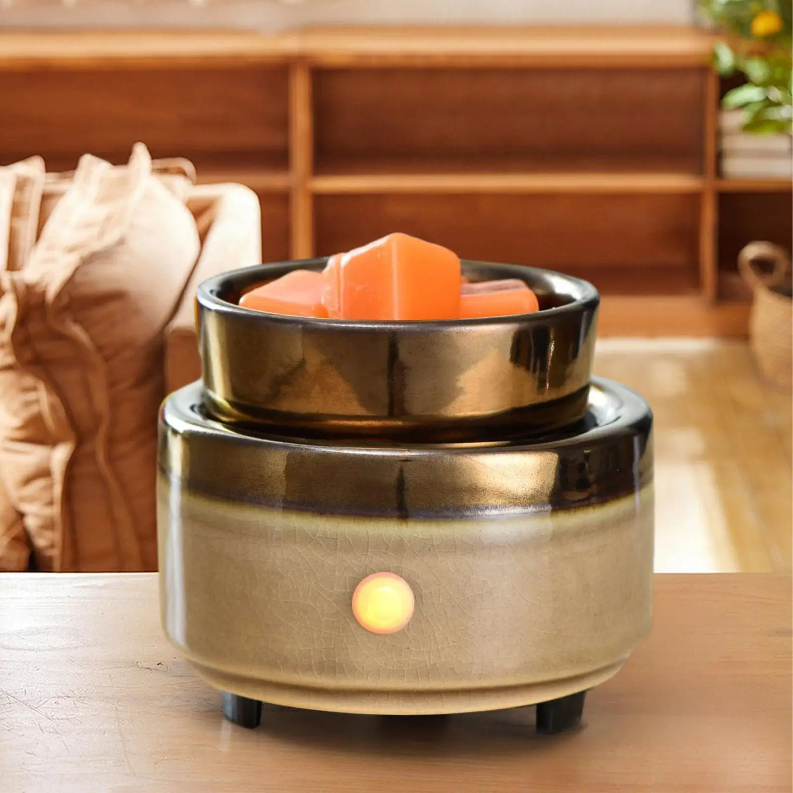 Electric Wax Melt Warmer Scented Candle Warmer Heating Plate Ceramic Wax Burner Candle Wax Melter