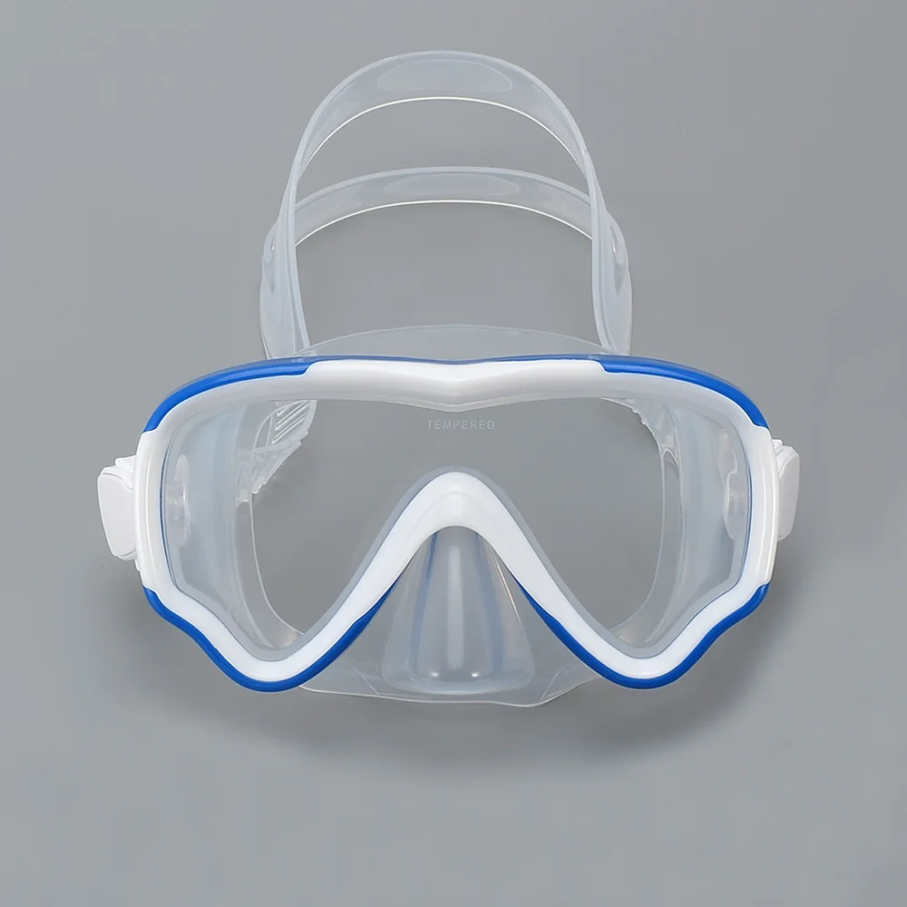 Masque de natation professionnel pour enfants, masque de plongée pour enfant, lunettes anti-buée avec couverture en antarctique pour la plongée en apnée, entraînement de natation