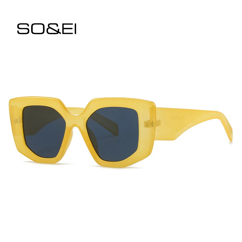 Candy Color Square Frame Sunglasses For Men Women Classic Vintage
