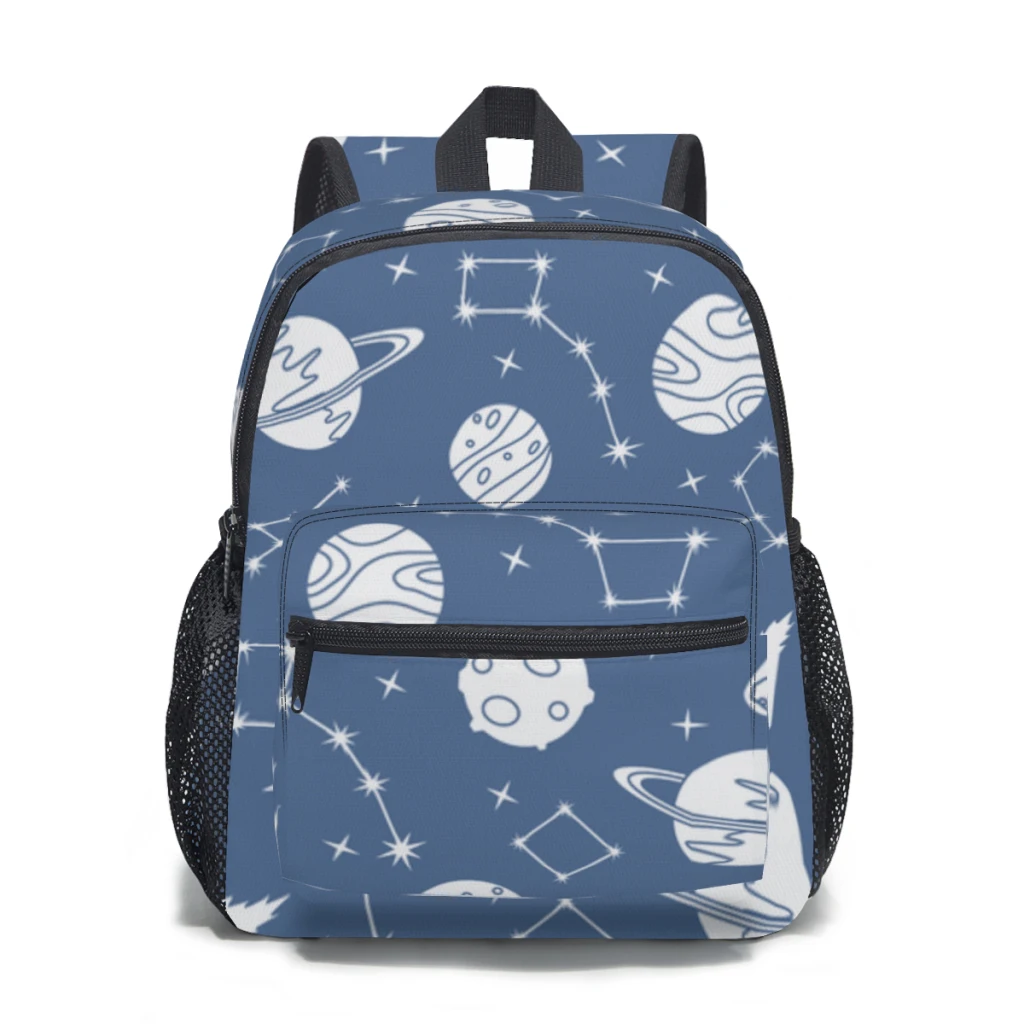 

Constellations planets saturn comet space Kids School Backpack Child Schoolbag Bookbag Primary Student Bag for Girls Boys