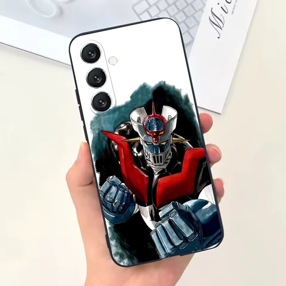 Mazinger Z Robot Themed Soft Black Phone Case