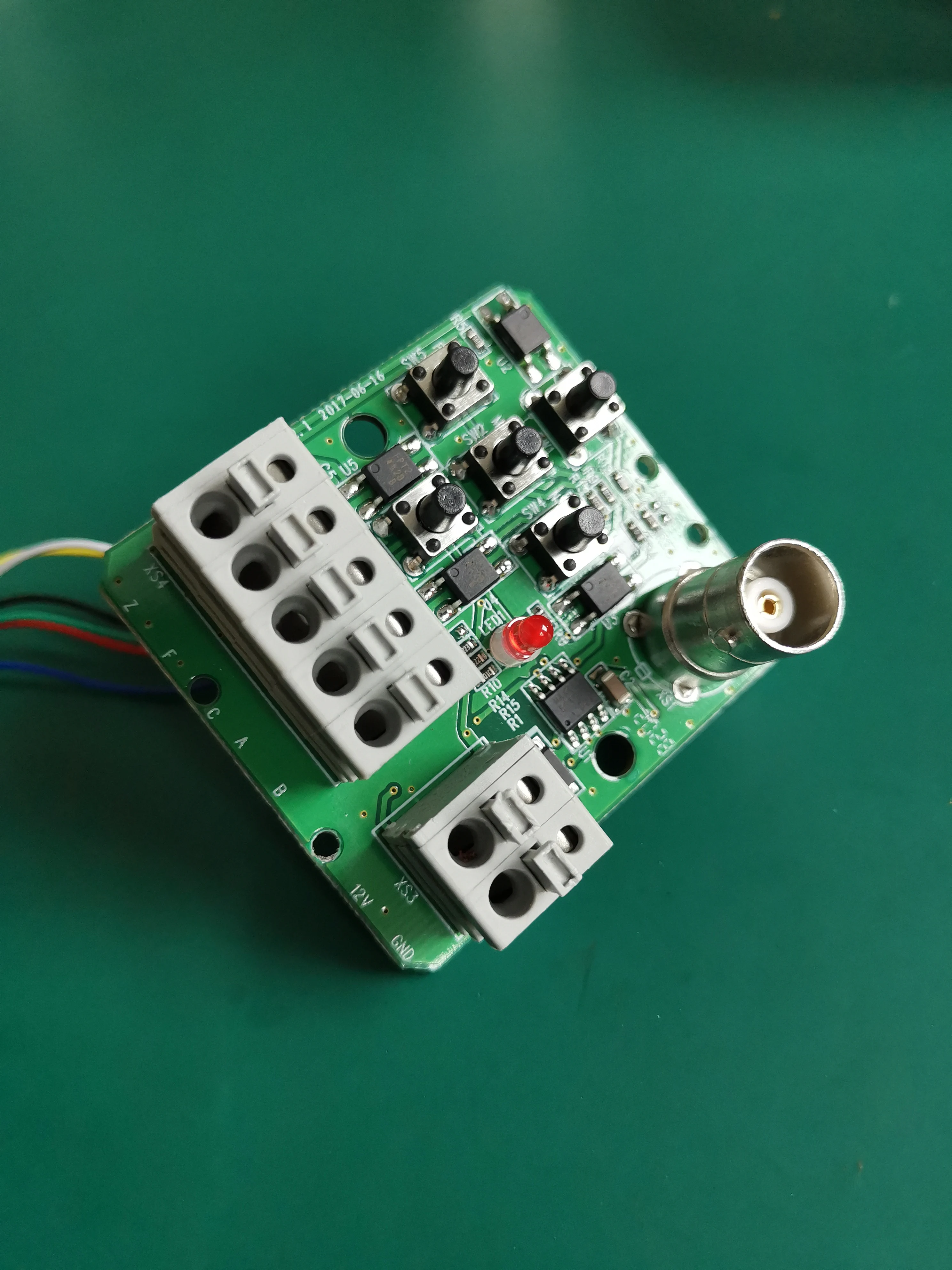 camera module wiring connection close-up