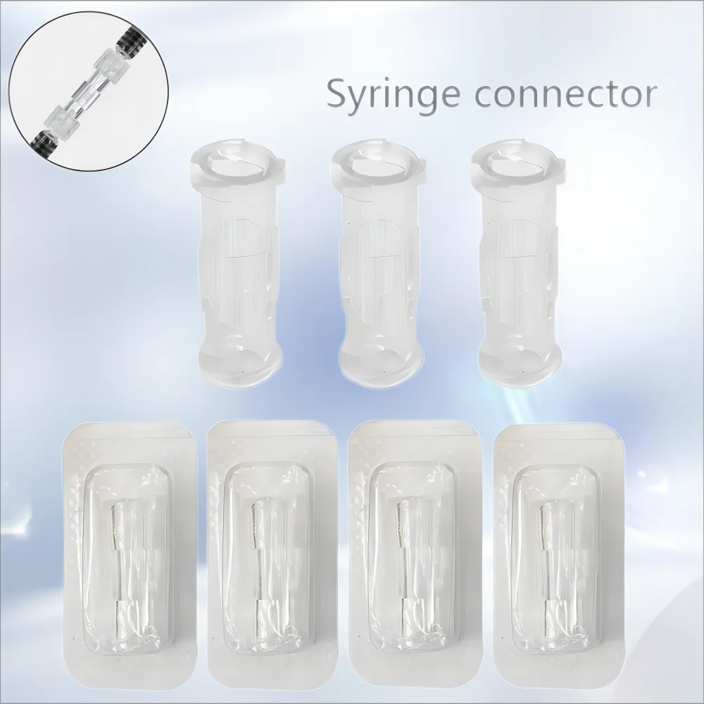 stainless steel female luer lock cap luer lock syringe cap liposuction cannulas Luer Lock Connector to Syringe Female to Female Transparent Adapter Double Joints Coupler Medical Sterile